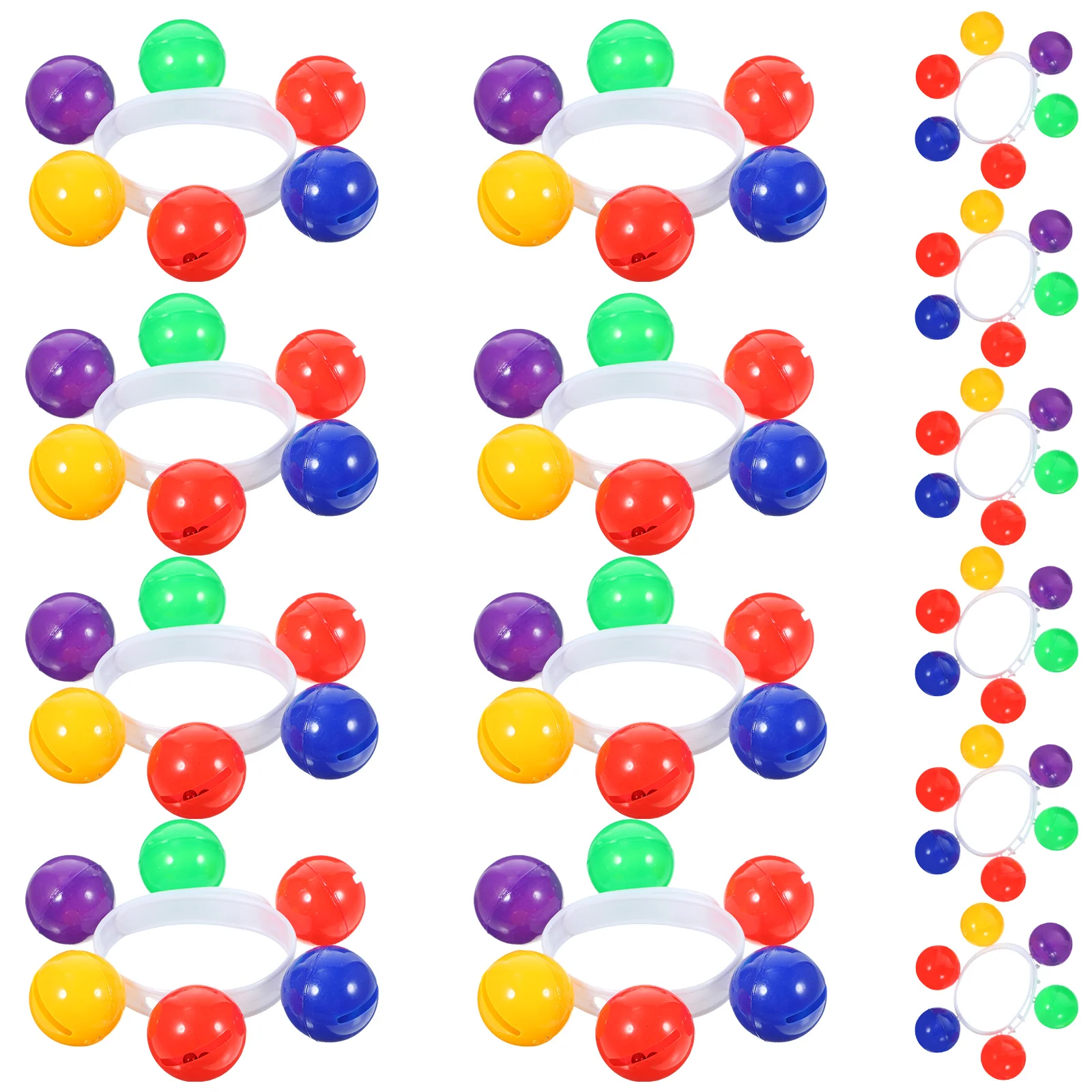 

12 Pcs Bell Bracelet Leg Ring Kids Wrist Strap Band Wristband Child