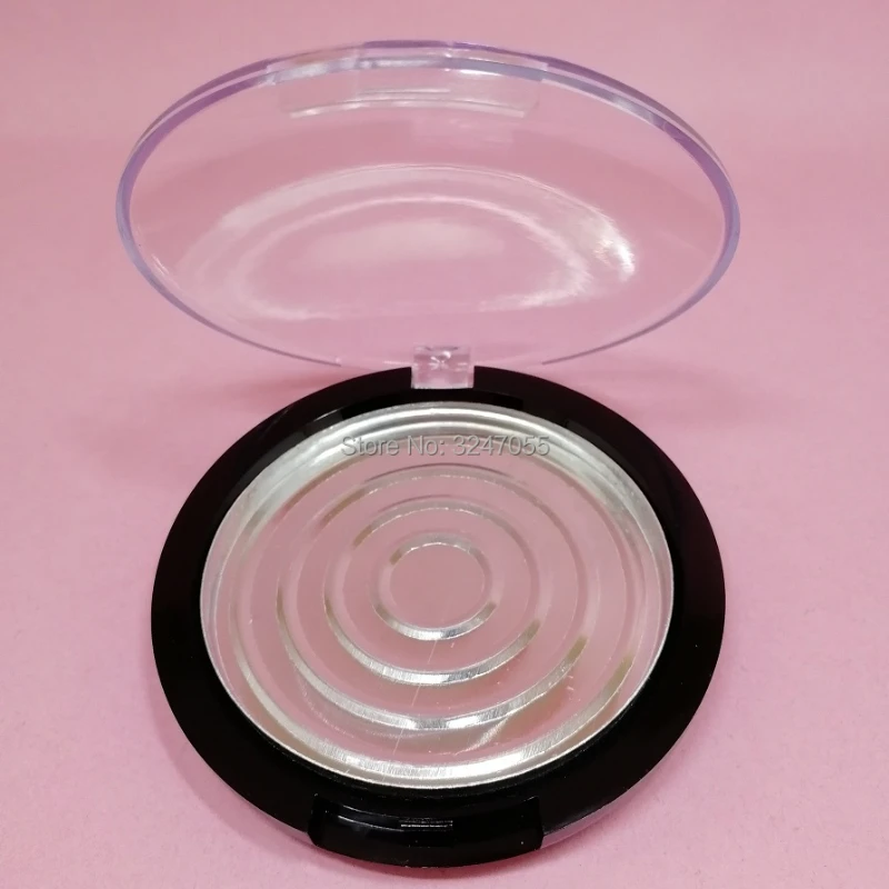 10/30/50pcs Round Empty Plastic Eyeshadow Powder Case,DIY Clear Cosmetic Blusher Compact Container,Professional Lipstick Sub Jar