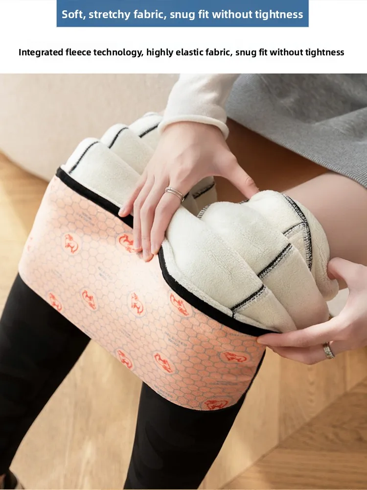 Thiened Camouflage Yoga Pants Women's High-Waist Fce Lined ark Pants Autumn Winter New Sle Outerwear Boting Trousers