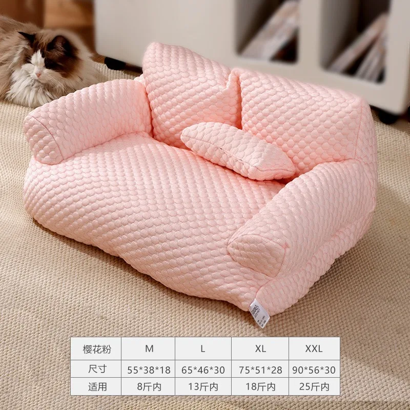 Cama nido para gatos y perros, todo el año, lavable y extraíble - imagen 5