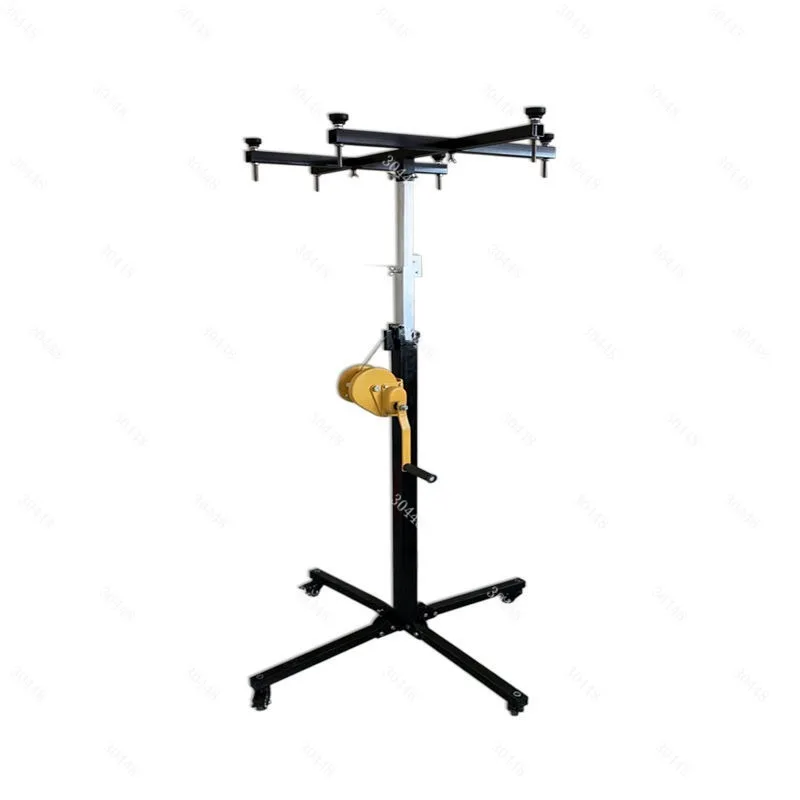 Ducted Indoor Unit Lifting Bracket for Cabinet Installation Hand-Crank Portable Heavy Duty Foldable Lift Table