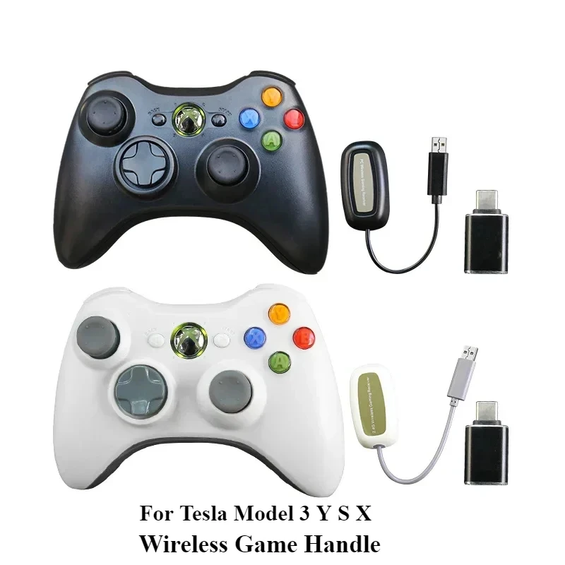 Wireless Game Handle For Tesla Model 3 Y S X 2021-2023 Controller Gaming Remote Joystick Game Handle Tools Parts Accessories