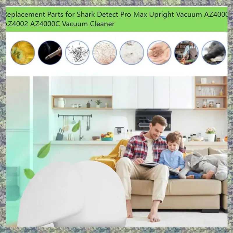 

WON 6PCS Replacement Filter Foam & Felt For Shark Detect Pro Max Upright Vacuum AZ4000 AZ4002 AZ4000C Vacuum Attachment