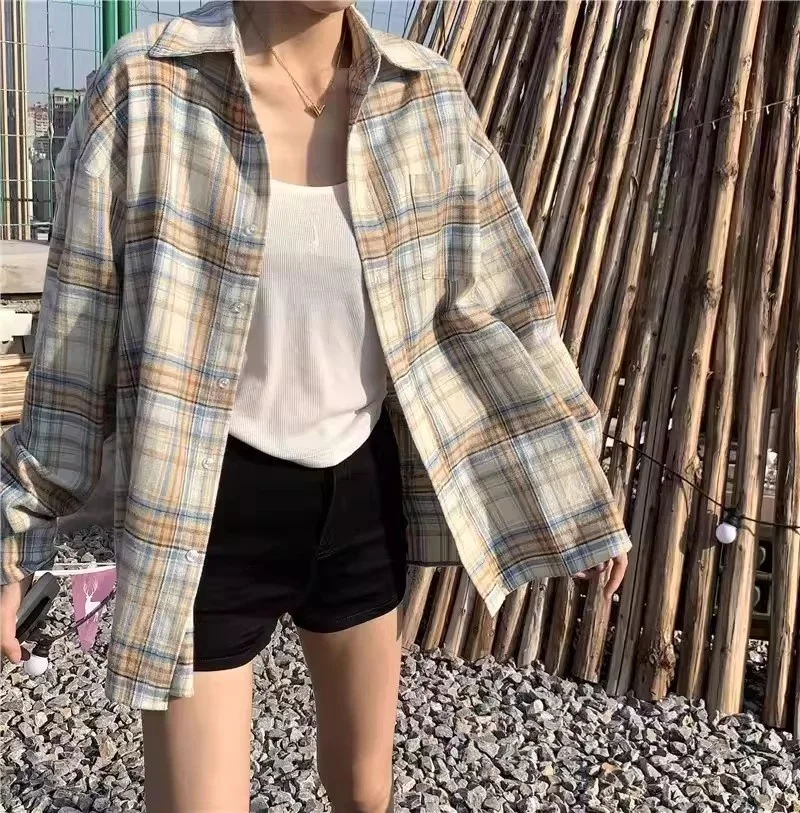 Blue white and yellow checkered pattern