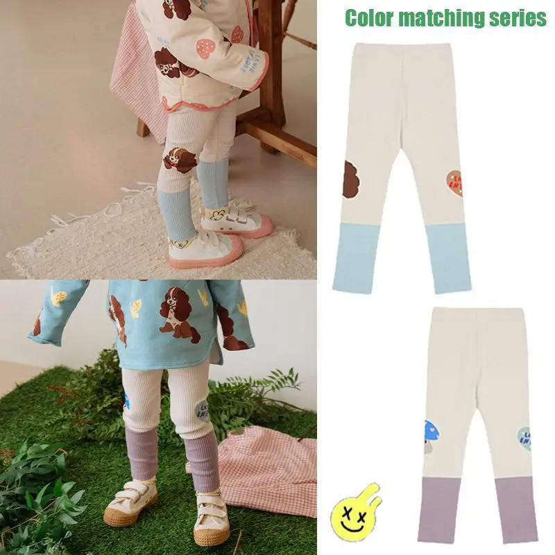 

Jenny&Dave In stock 2024 spring new product children's Nordic version long pants for small and medium-sized boys and girls carto