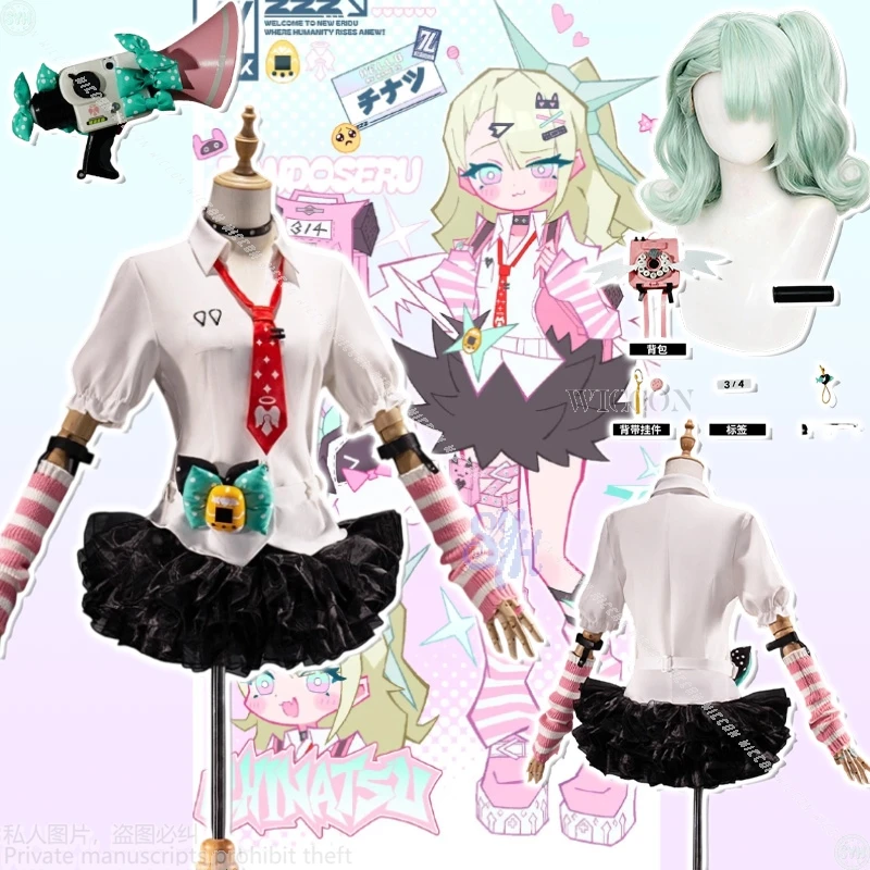 ملائكة الوهم كاواي جيراي كي مجموعات الفتيات الحب المعبود تشيناتسو ريمييل Y2K لوليتا تأثيري لعبة Zenless منطقة صفر هالوين