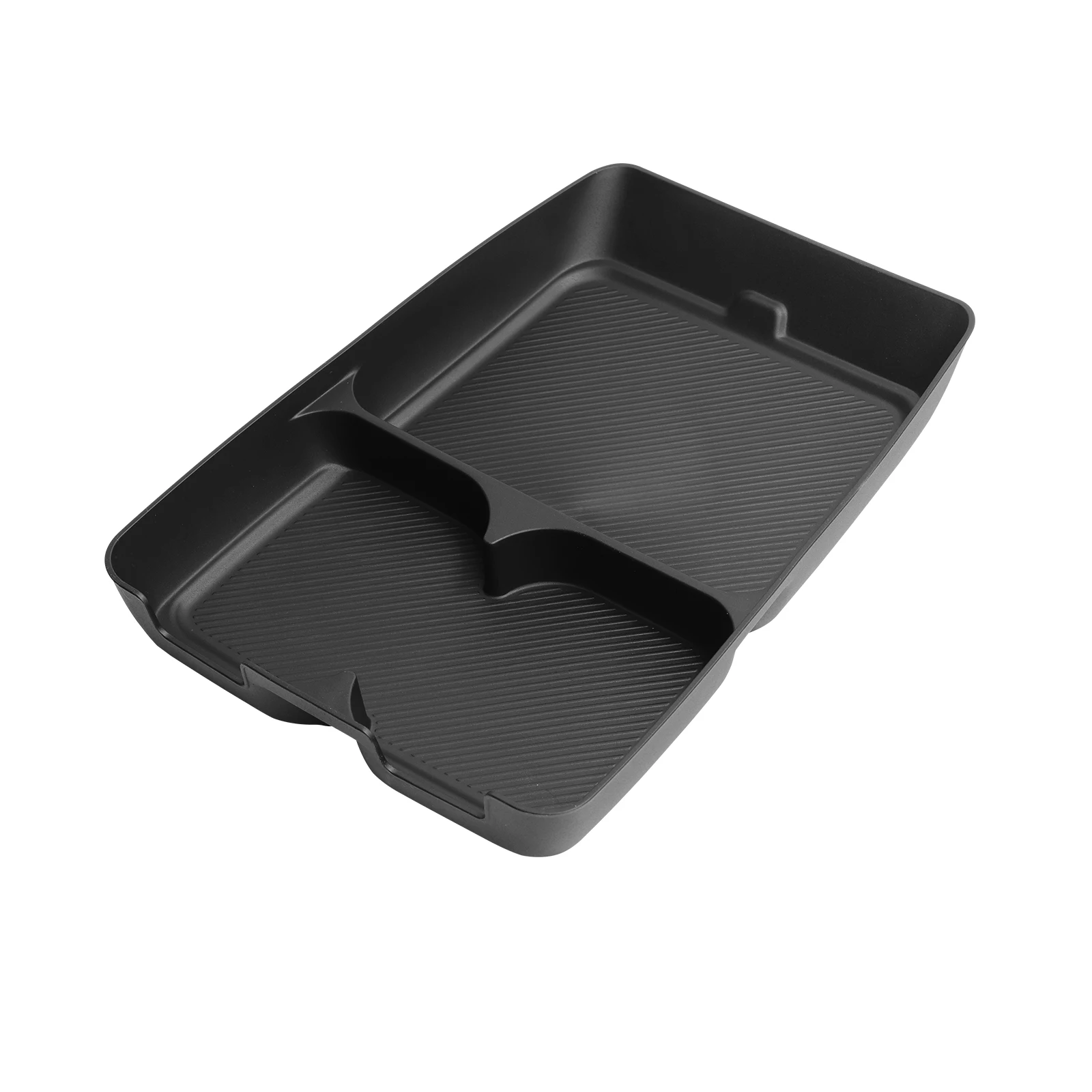 Smabee für Leapmotor B10 2025 2026 Mittelkonsole Unteres Aufbewahrungsfach Auto-Innenausstattung Organizer TPE Schwarz – Detail 9