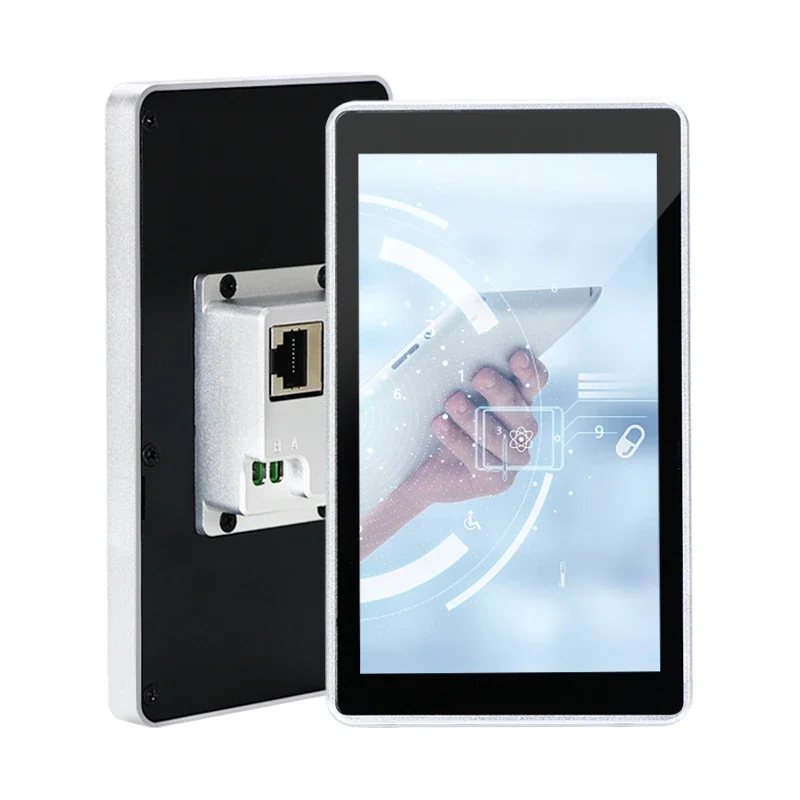 small size Android 11 os Rk3566 2gb +16gb wall mount smart home poe tablet with rj45 rs485