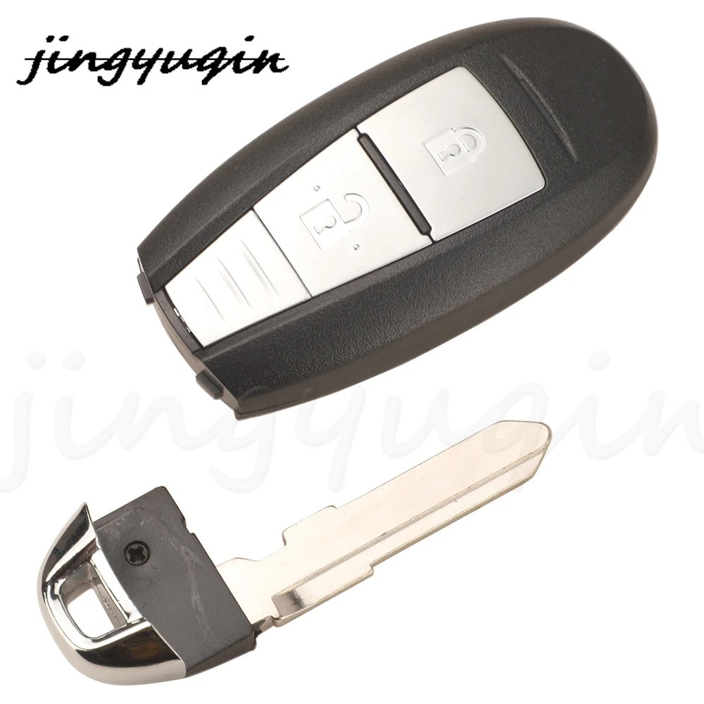 jingyuqin 2 przyciski TS007 inteligentny zdalny kluczyk samochodowy 315 MHz ID47 Chip dla Suzuki SWIFT SX4 VITARA 2010-2015