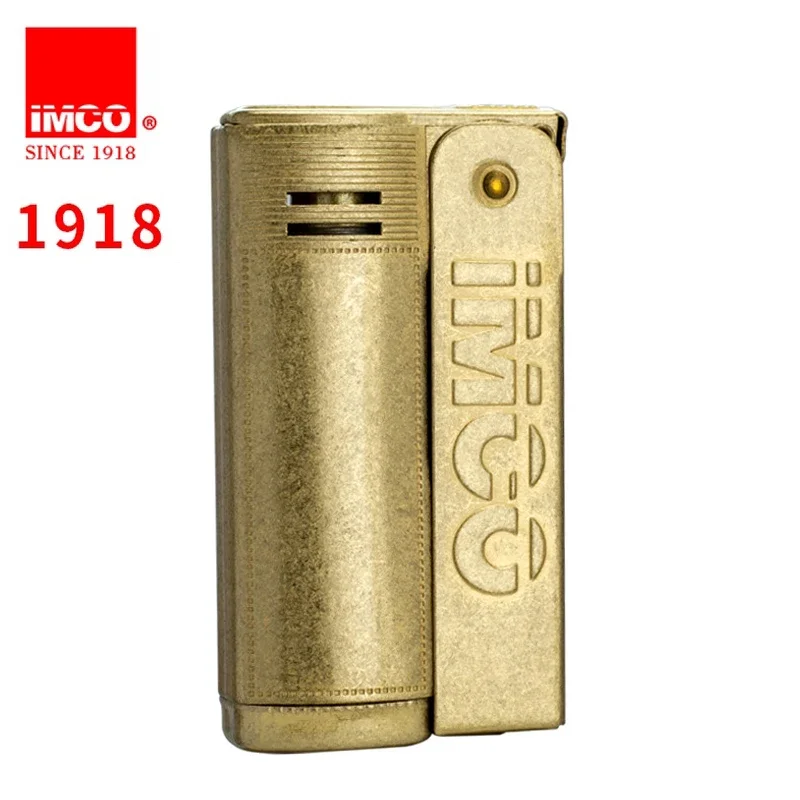 IMCO 6800 Golden Brass Gasoline Lighter Retro Collection Lighter