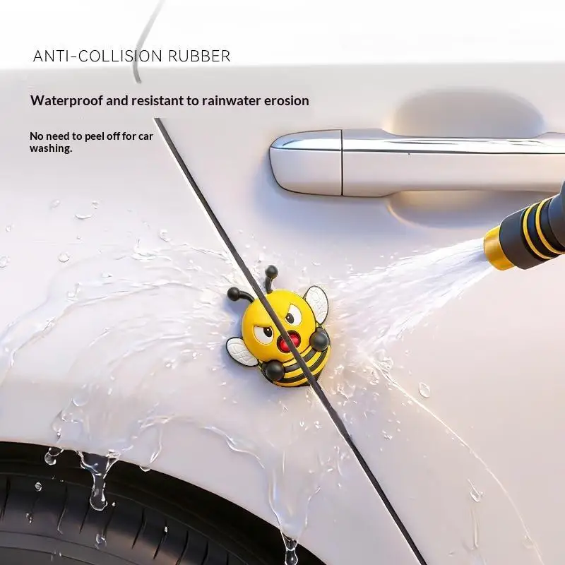 【CMO】3D Insect Design Car Door Anti-Collision Gel Fun Cartoon Protection For Your Vehicle