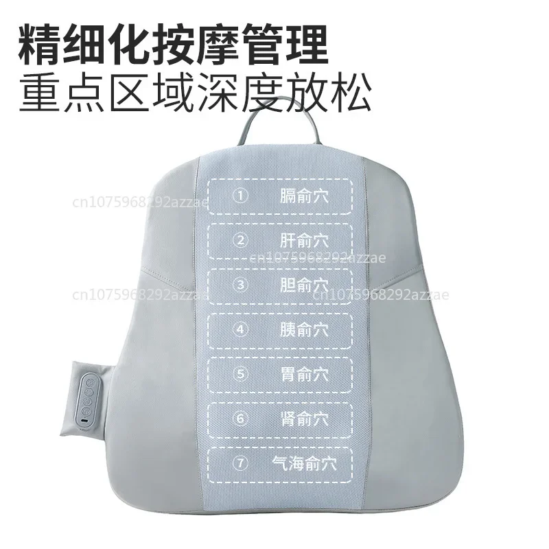Cross-border Massage Cushion, Car-mounted Shoulder, Neck Waist and Back Kneading Whole Body Can Be Used for Hot Compress