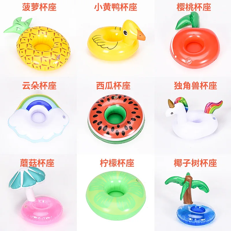 Aufblasbares Spielzeug für Kinder zum Baden und Spielen am Strand, Schwimmbad, Ananas-Regenbogen-Schwan, Kinderspielzeug-Rutsche