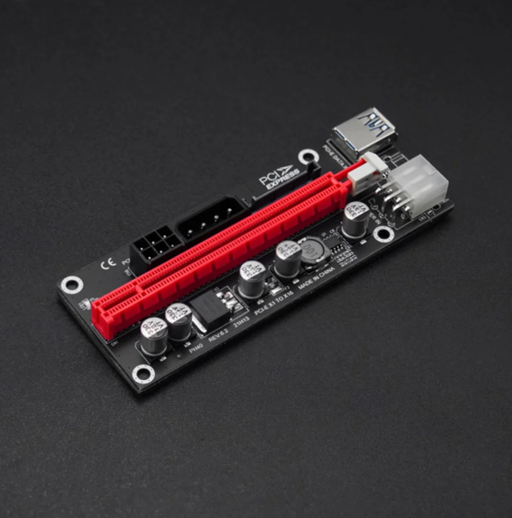 PCIe x1 to x16 Adapter Card for LattePanda Sigma, Plug & Play, with USB3.0 & Power Cables, Support External GPU