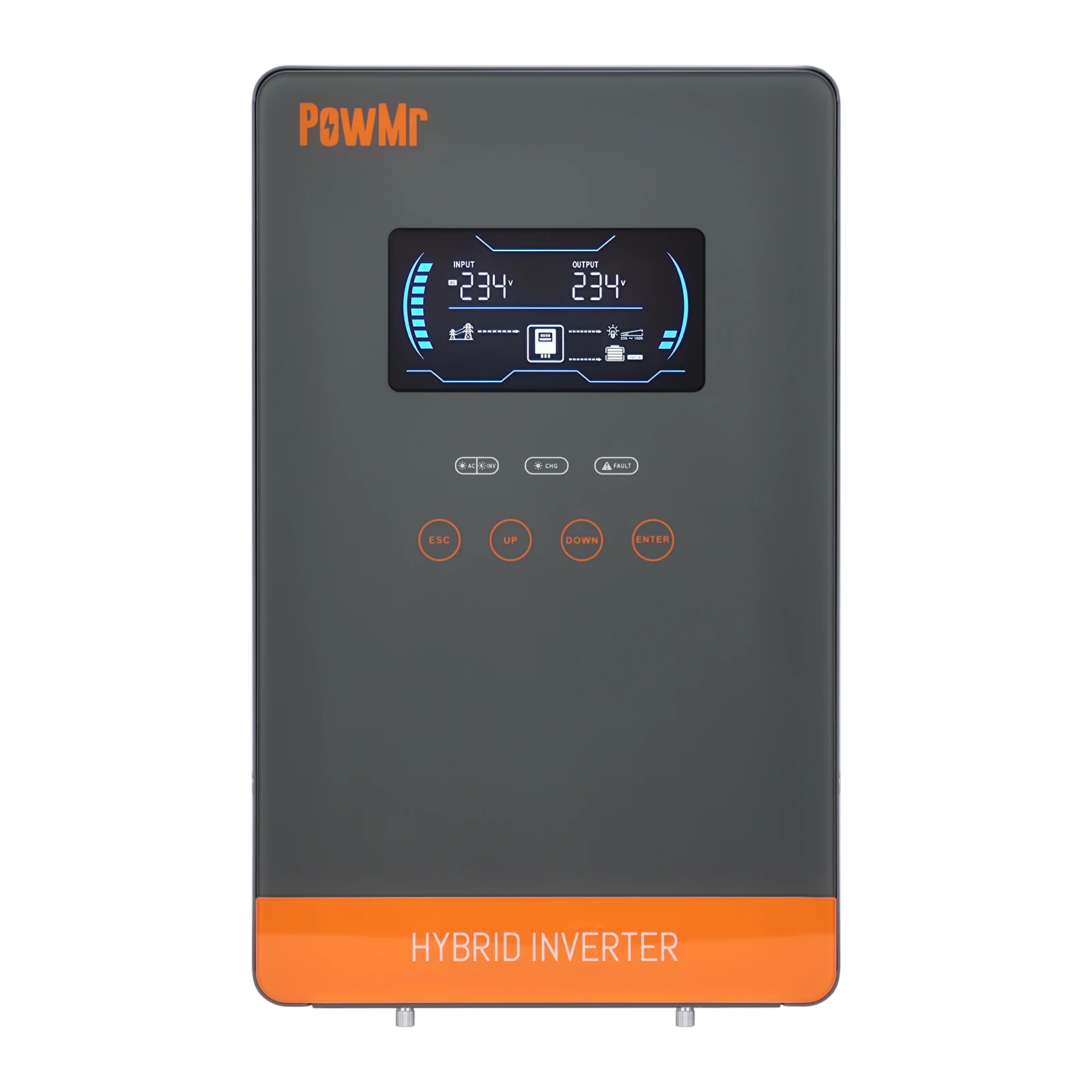 PowMr Solar Inverter 4.5KW 24V Charging MPPT . 220V 6.5KW 48V Hybrid  for Home  System