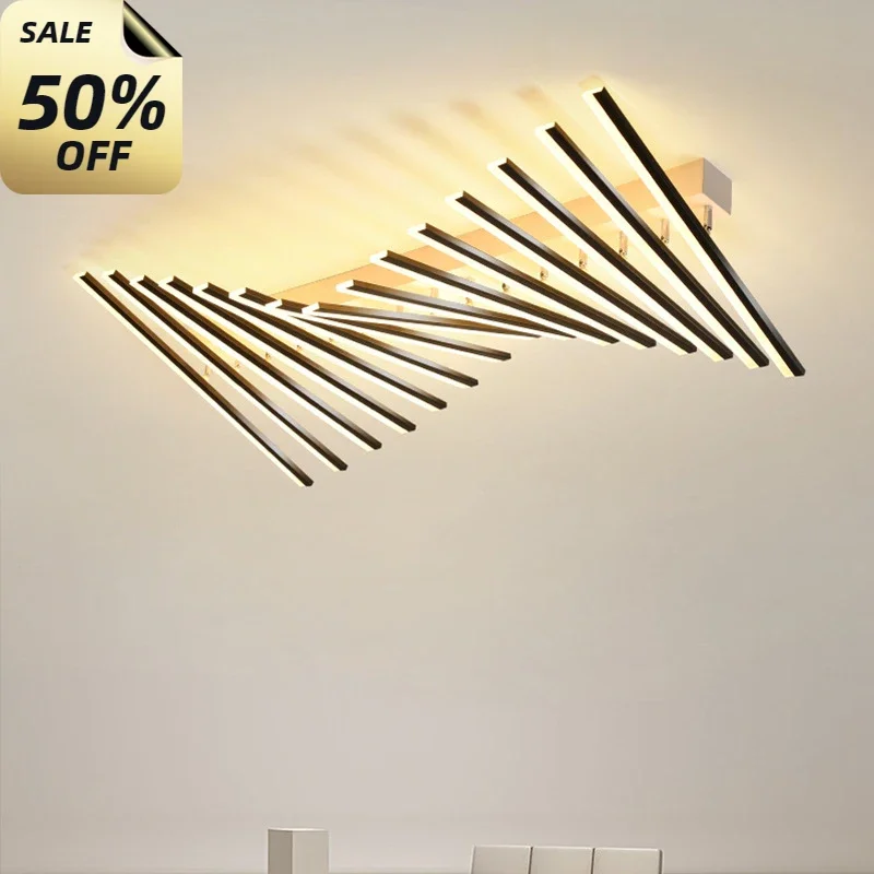 

2025 Nordic Modern LED Ceiling Light Chandelier For Bedroom Dining Living Room Minimalist Creative Ceiling Lamp Indoor Fixture