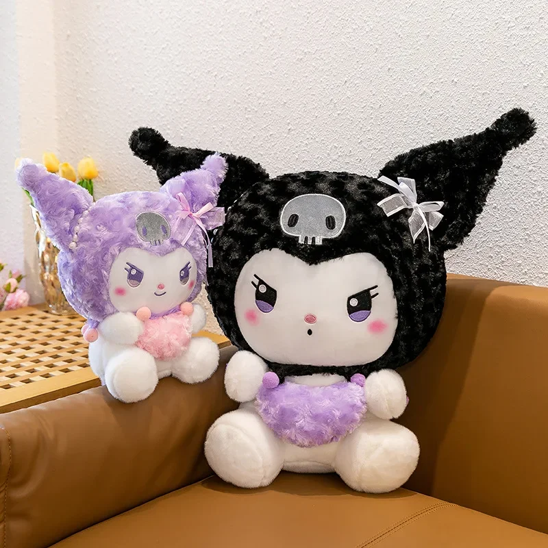 

55 см Sanrio клубника Kuromi плюшевая кукла-Подушка игрушка для девочек мягкие игрушки-животные мой фотографический подарок