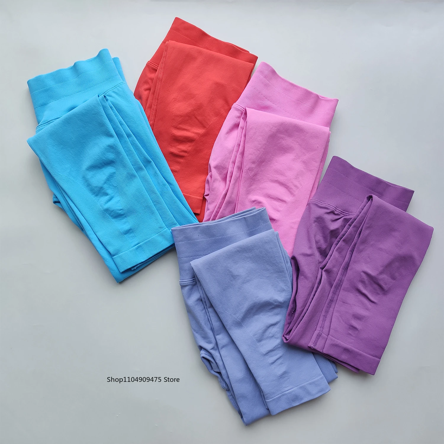 Leggings Summer Pants Woman Scrunch Bum Flare Leggings Seamless Yoga Pants Push Up Sports Low Ribbed Band Fitness Tights