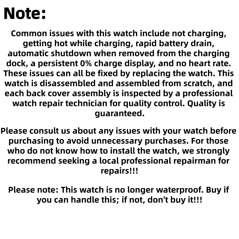 Original Disassembly Rear Cover Assembly Components Heart Rate Cable Assembly for Huawei Watch GT3 Pro 46MM ODN-B19 Replace Part