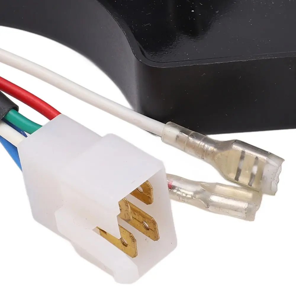 1 Phase 6 Wire Automatic Voltage Regulator Plastic Casing Black AVR Volt Regulator 450V 680UF Voltage Regulator Accessory