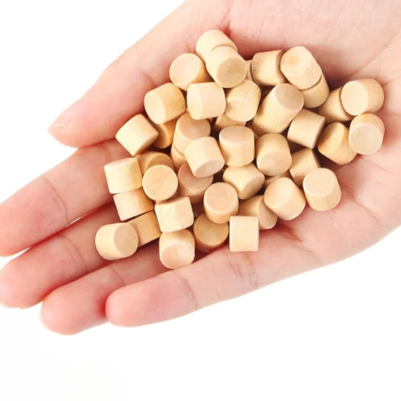 100Pcs Flat Head Cork Screw Hole Plugs - Dutch Wood Grain, Woodworking & Solid Furniture Hole Covers image 4
