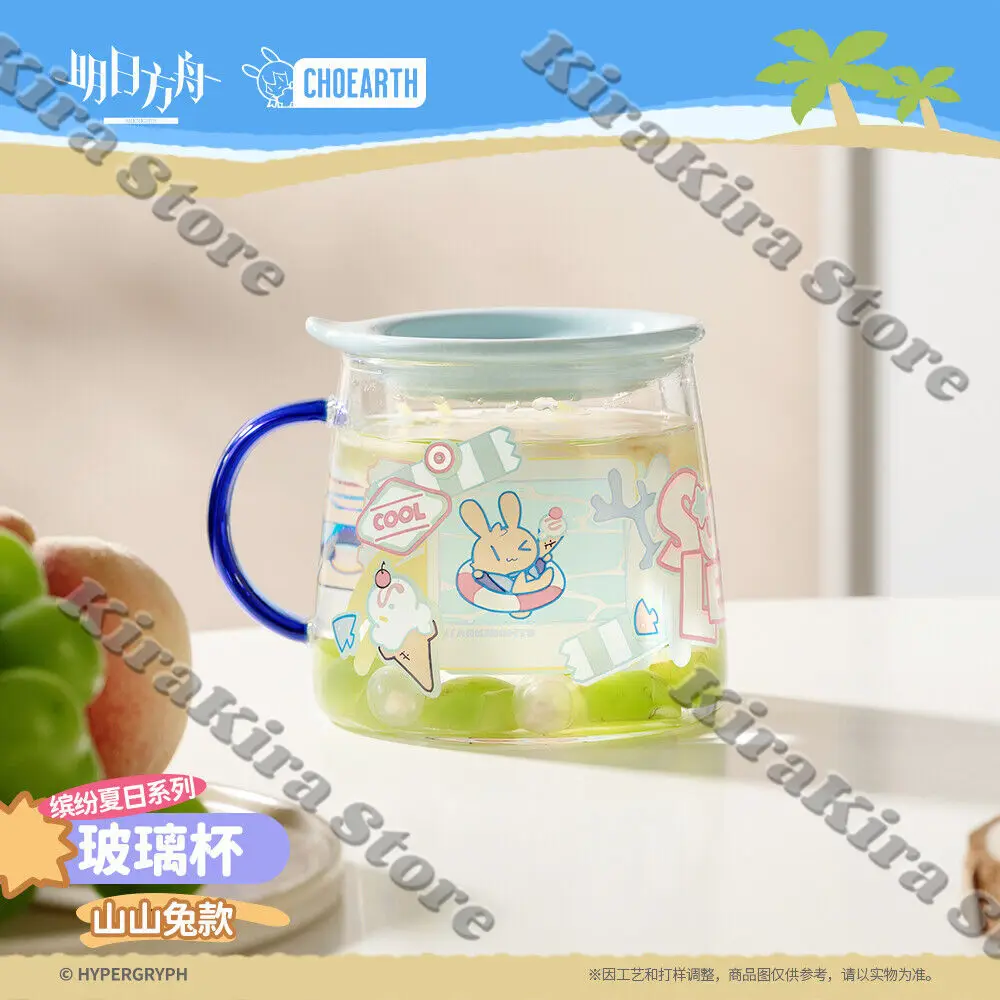 Kal'tsit Arknights аниме стеклянные официальные кофейные чашки набор милых чашек Amiya в память о коллекционном виде, очаровательные подарки