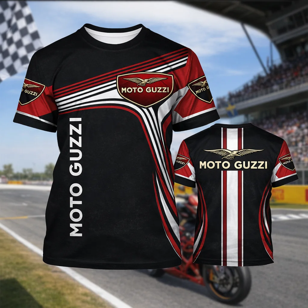 

Футболка для мотоциклистов Moto Guzzi: хит продаж, гоночный стиль, дышащая, быстросохнущая, повседневная, для езды и тренировок