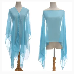 New Solid color Shawl Scarf Luxury Sun-Resistant Beach Cover Up Smooth Spring Poncho Women