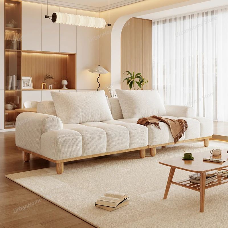 White Cream Living Room Sofas Cloud Large Room Decor Beauty Decoration Living Room Sofas Clear Muebles Space Saving Furniture