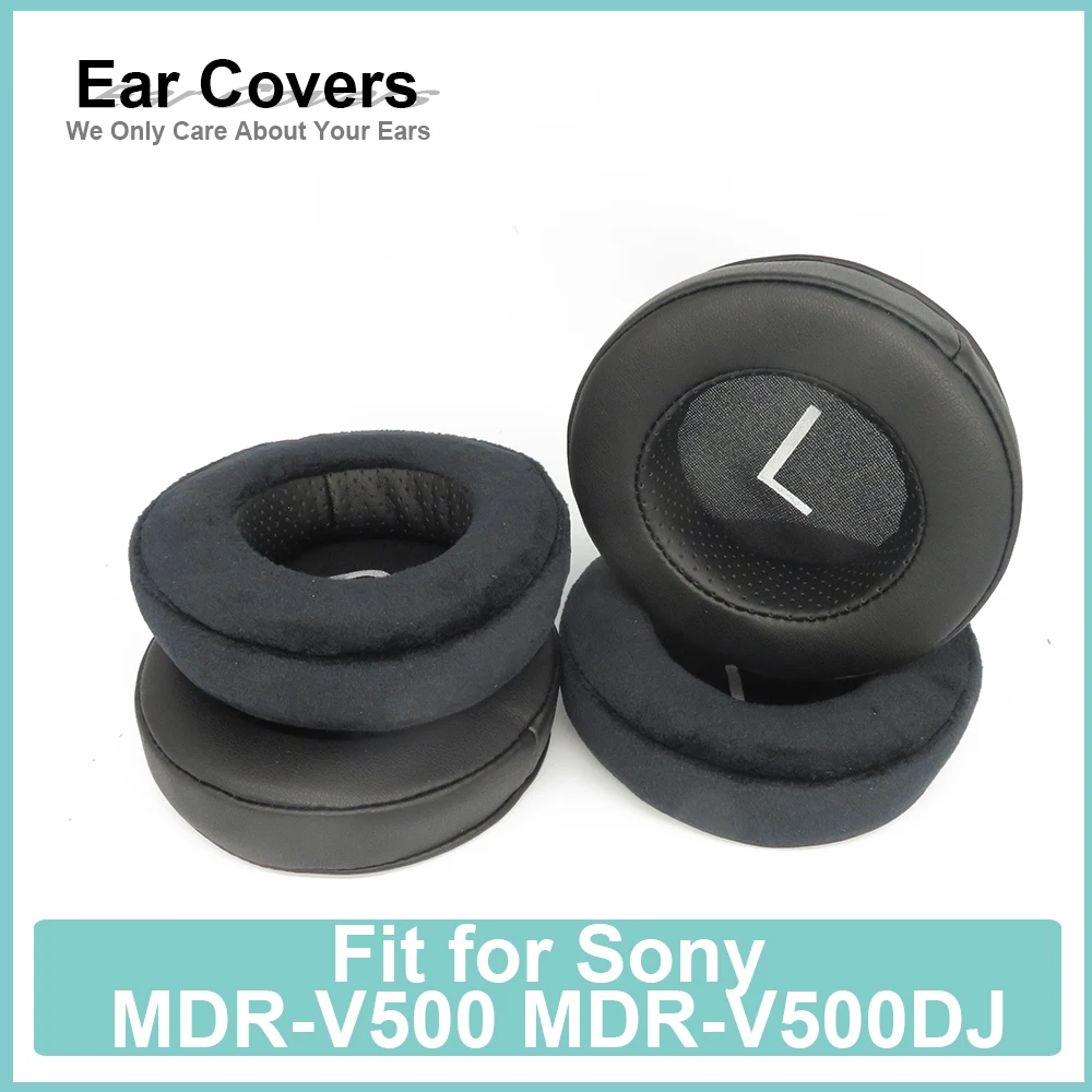 Earpads For Sony MDR-V500 MDR-V500DJ Headphone Earcushions Protein Velour Pads Memory Foam Ear Pads