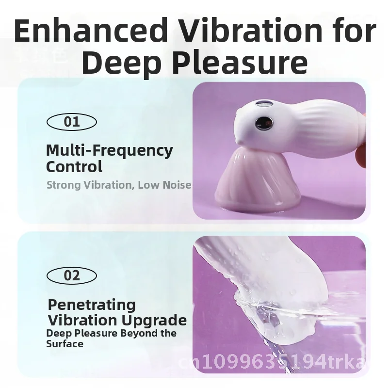 Macki Bear Fernbedienung, elektrischer Eiervibrator, Sexspielzeug für Erwachsene, ABS, Silikon, G-Punkt, Zunge lecken, Vibration, Weiß, Blau, 140/Box