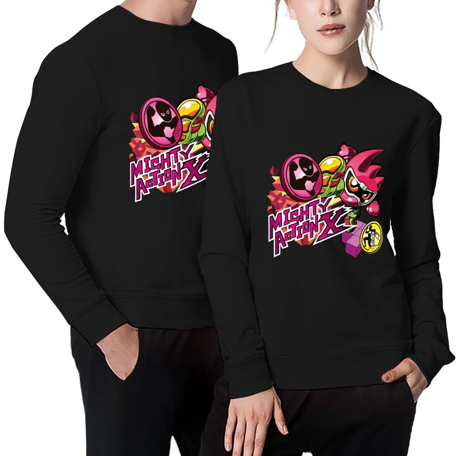 

Mighty Action X Pullover fashion men tracksuit men wear tracksuit men anime sweatshirt
