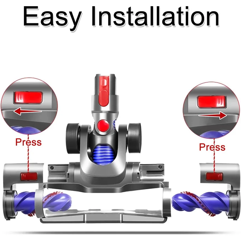 YCOC-For دايسون V7 V8 V10 V11 V15 المكانس الكهربائية مكافحة لف الخشن الأسطوانة فرشاة نظافة رئيس استبدال أجزاء