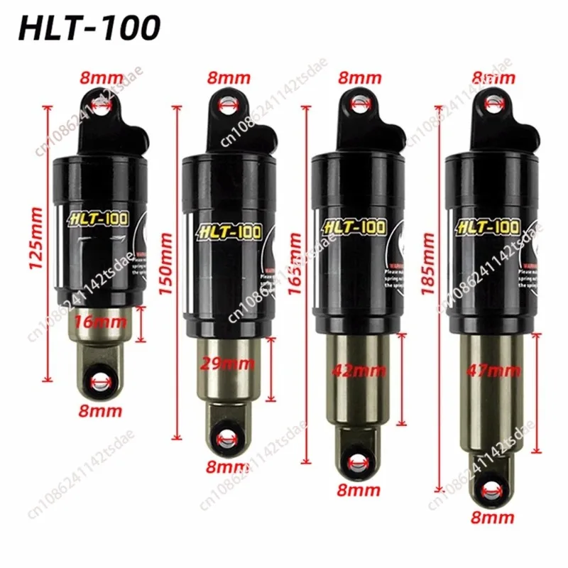 AliExpress NONE HLT100 Mountain Bike Rear Shock Absorber Oil Spring Rear Shock Absorber Electric Vehicle Snowmobile Bicycle Accessories
