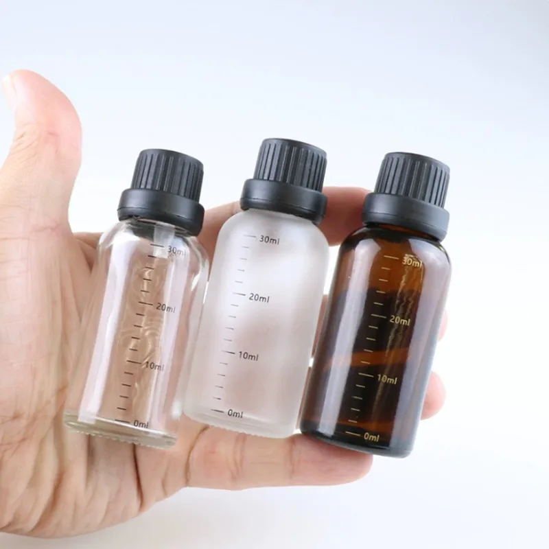 

15 шт./упак. 5 мл-100 мл янтарно-коричневый бутылка-капля массажное масло пипетка стеклянная жидкость для ароматерапии незаменимые базовые бутылки многоразового использования
