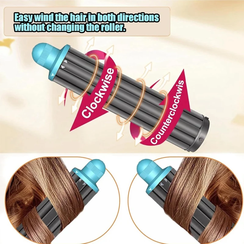 30 مللي متر براميل تجعيد الشعر الطويلة لـ Dyson Airwrap HS01 HS05 Styler مرفق ، براميل الشعر أوتوماتيكية الشباك