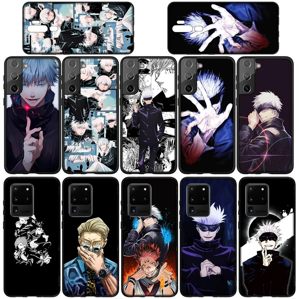 Itadori Yuji Gojo Satoru Jujutsu Kaisen Phone Cover for Samsung Galaxy Note 20 Ultra 10 8 9 S10 Lite S9 A6 A8 Plus A7 A9 Case