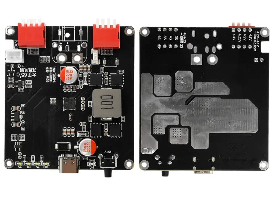1pcs/lot 140W bidirectional fast charging module lithium battery charging board IP2366 with automatic temperature control