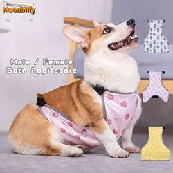 Corgi Special Apron Waterproof Anti-dirty Dog Summer Stomach Protection Anti-cold Small Dog Clothes Corgi Clothe Pet Clothes