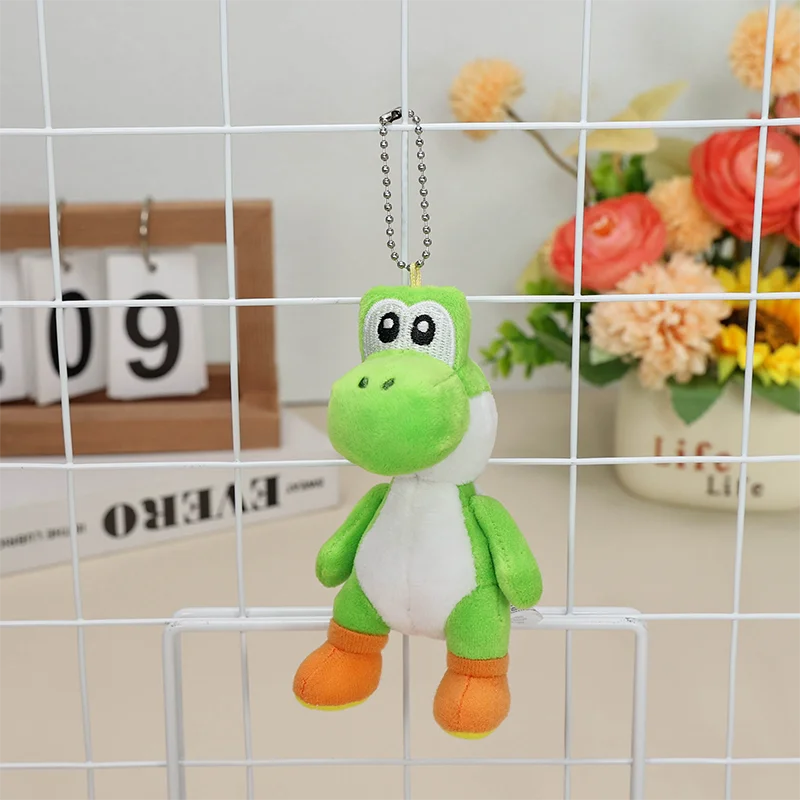 Super Mario Bros Plush Toys Luigi Yoshi Chef Toad Shy Guy Boo Bob-omb Triple Bananas Koopa Troopa Christmas Tree Keychain Doll