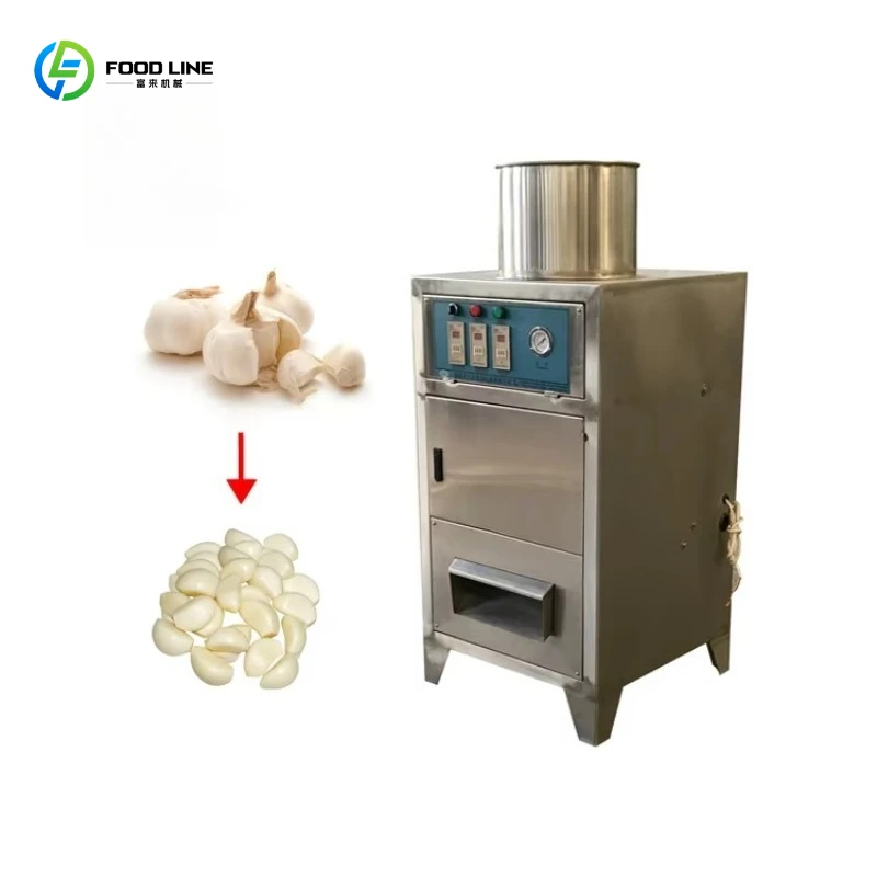 Electric Automatic Garlic Peeling Machine Commercial Dry Garlic Processing Equipment For Food Workshop