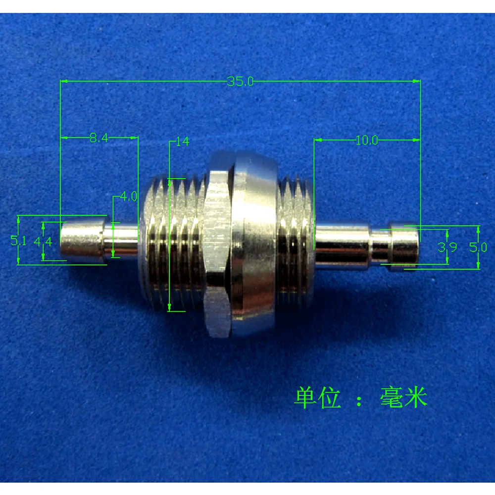 LC-23.42.58 GAS connector for BP ex-tube, BP air hose, NIBP cuff and patient monitor 5pcs/pack