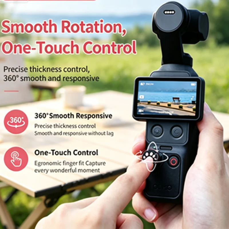 For The DJI Pocket 4/4Pro Joystick Cap Silicone Protective Cover Firmly Adheres And A Cute And Unique Action Camera Accessories