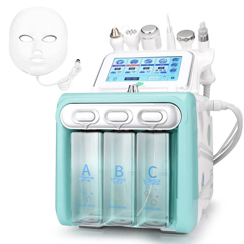 

Smart Library Professional Dermabrasion Machine Hydrodermabrasion LED Light Facial Machine Water Dermabrasion Peeling