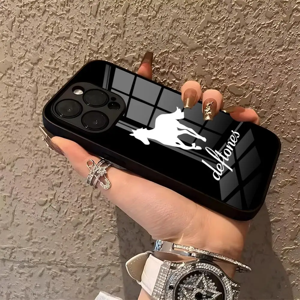 

Deftones Art Phone Case For IPhone 15 Pro Max 14 Pro 12 16 11 13 Mini X XR XS 8 7 Plus SE Tempered Glass Back Cover