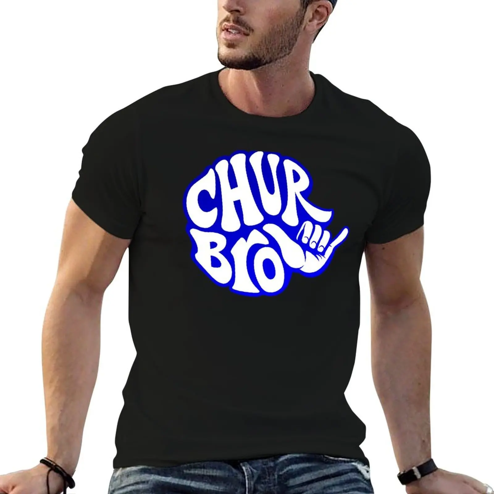 

Chur Bro Classic Kiwiana T-Shirt t shirt man plain man t shirt cotton high quality T-Shirt
