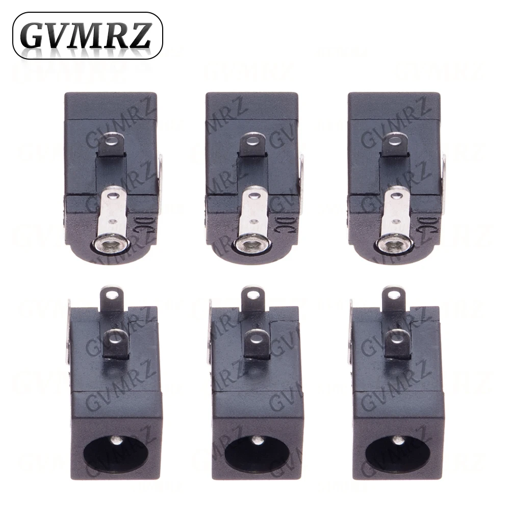 5/10/50/100PCS DC-005 DC005 DC050 DC power socket 5.5-2.1mm 4PINS SMD/DIP COPPER FEET