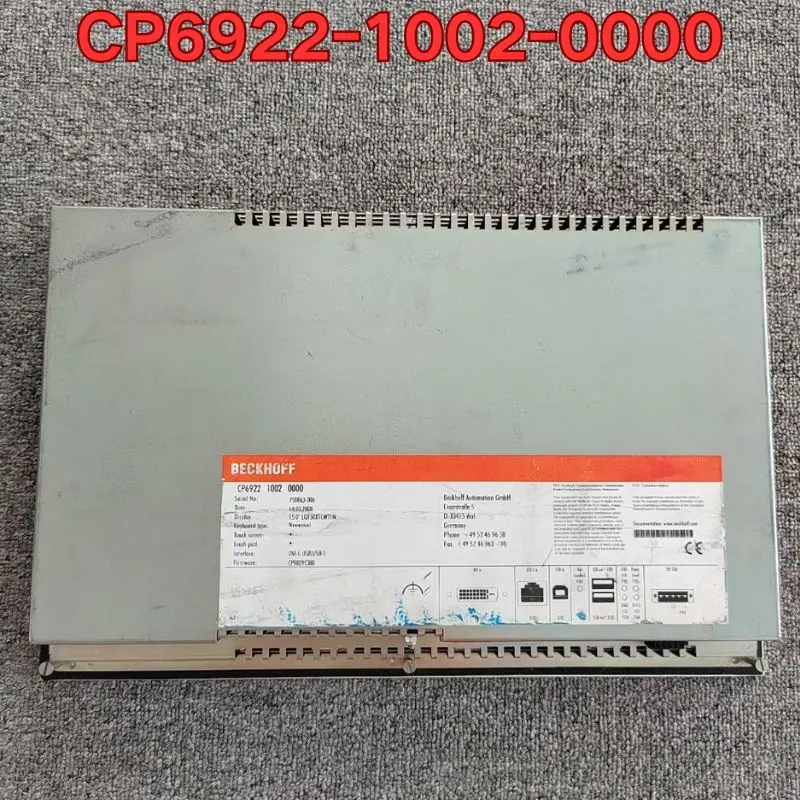 Second-hand CP6922-1002-0000 intelligent controller function test is normal