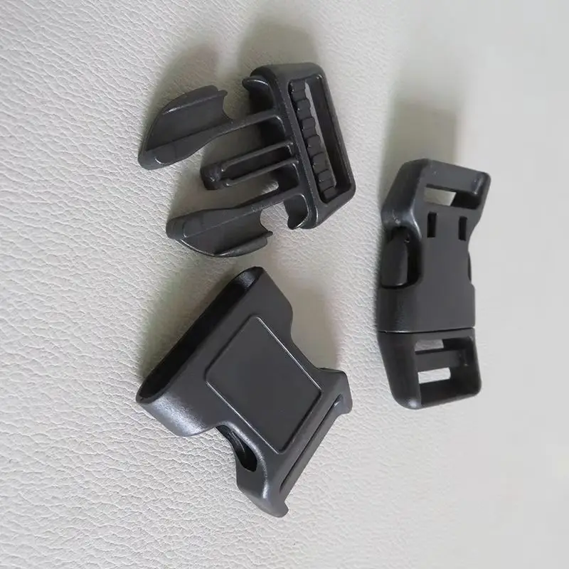 20 Piezas de Hebillas de Plástico de Liberación Lateral de 15mm, 20mm y 25mm para Correas de Bolsos, Collares de Perros, Mochilas, Paracord y Accesorios de Costura DIY