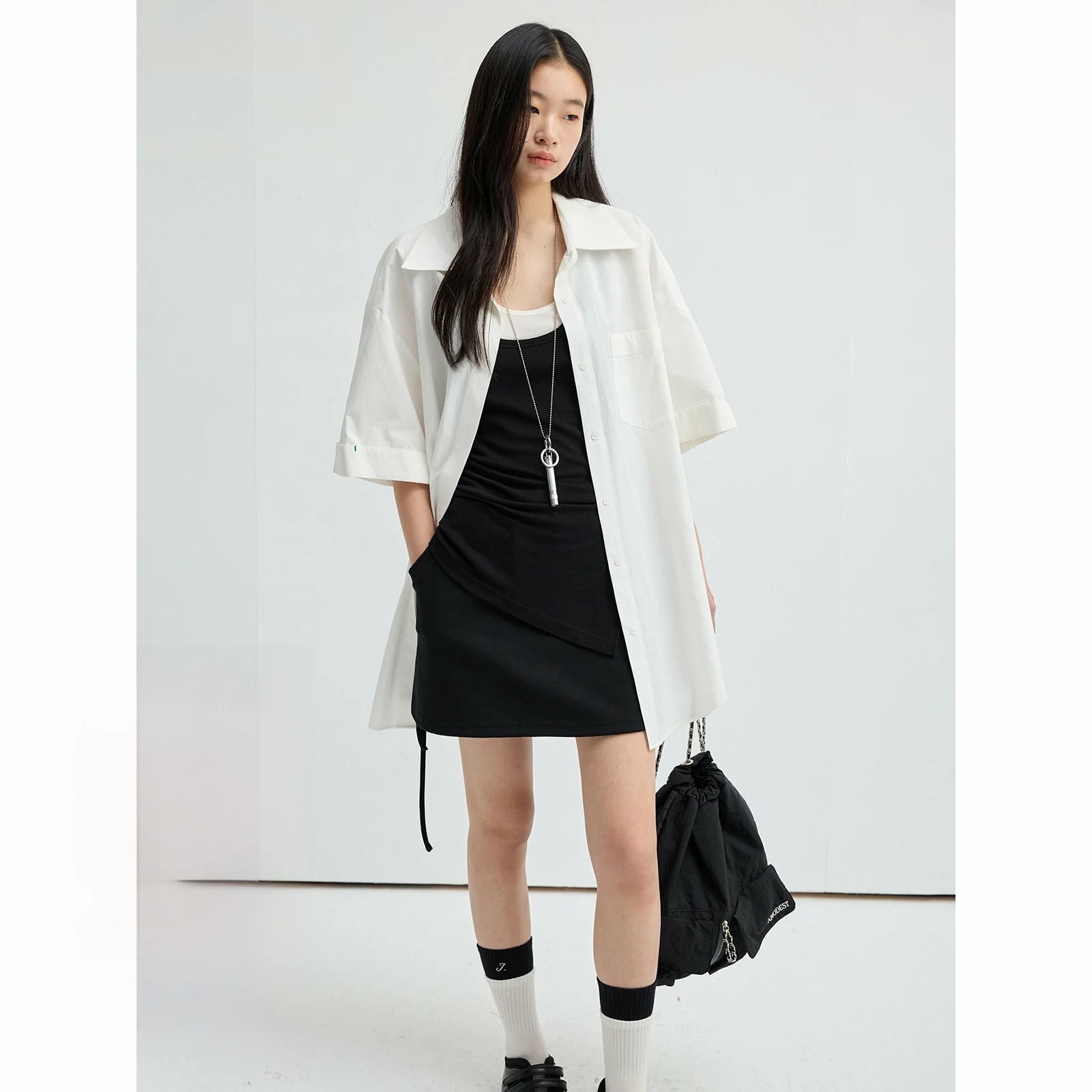 

Женская повседневная свободная рубашка-жилетка JUSLIN с коротким рукавом, в стиле колор-блок, с геометрическим принтом, отложным воротником, тонкая, стандартного кроя